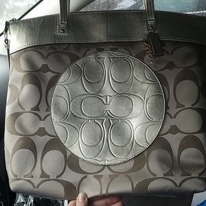 Authentic Coach tote bag